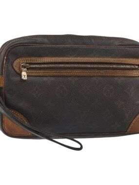 LOUIS VUITTON Monogram Marly Dragonne GM Clutch Bag M51825 LV Auth BA10161